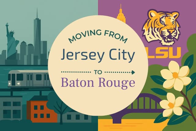 Moving from Jersey City to Baton Rouge