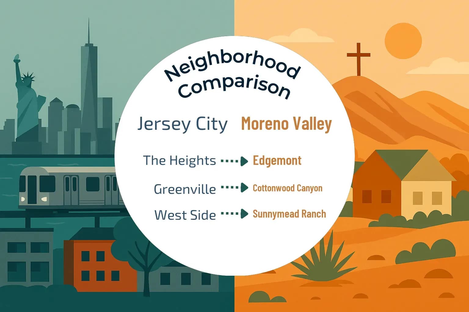 Jersey City vs Moreno Valley Neighborhood Comparison