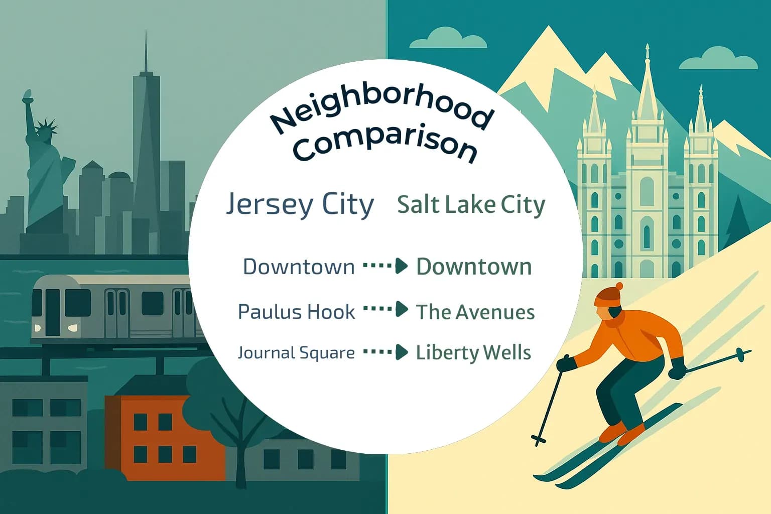 Jersey City vs Salt Lake City Neighborhood Comparison