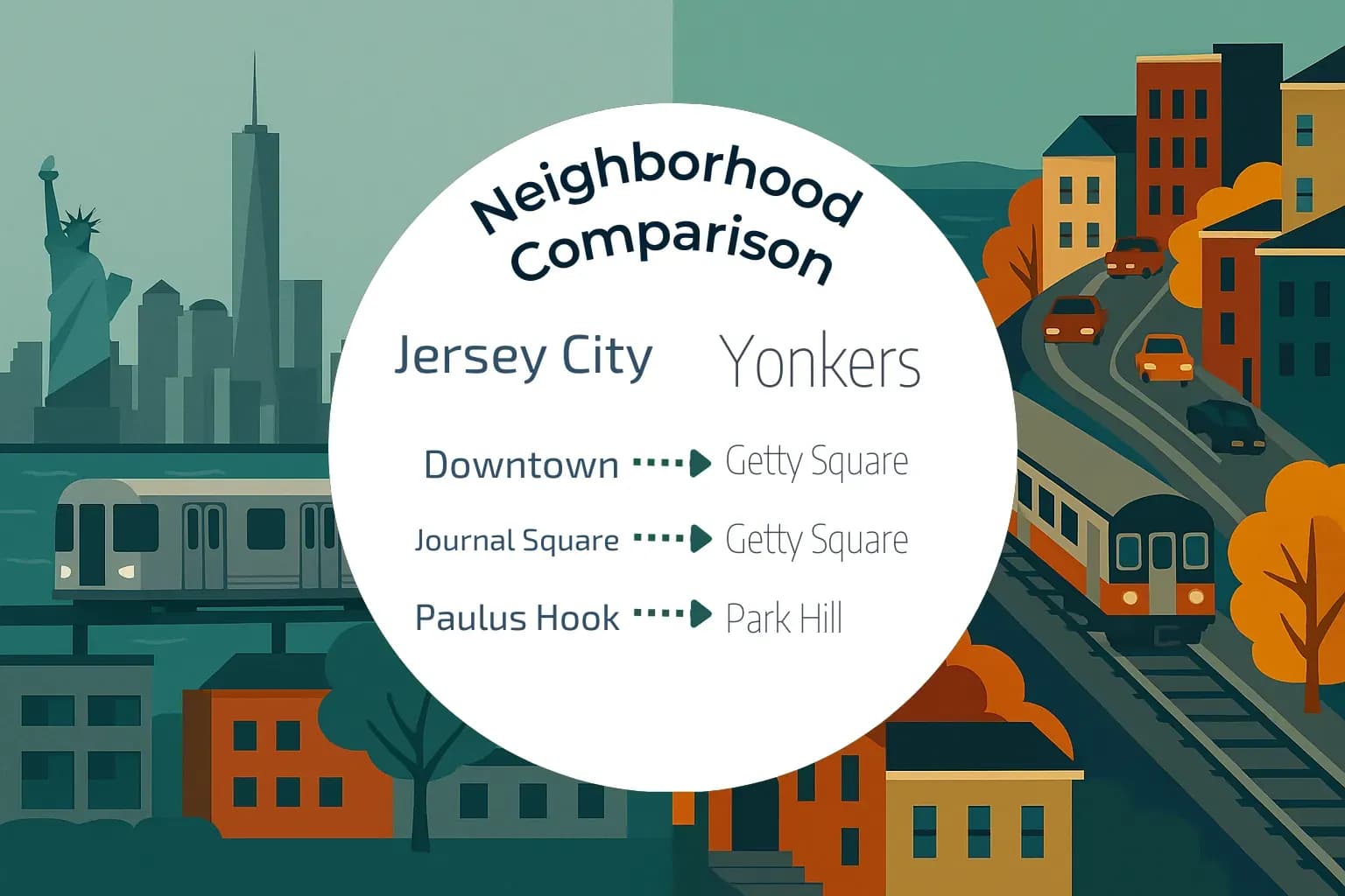 Jersey City vs Yonkers Neighborhood Comparison