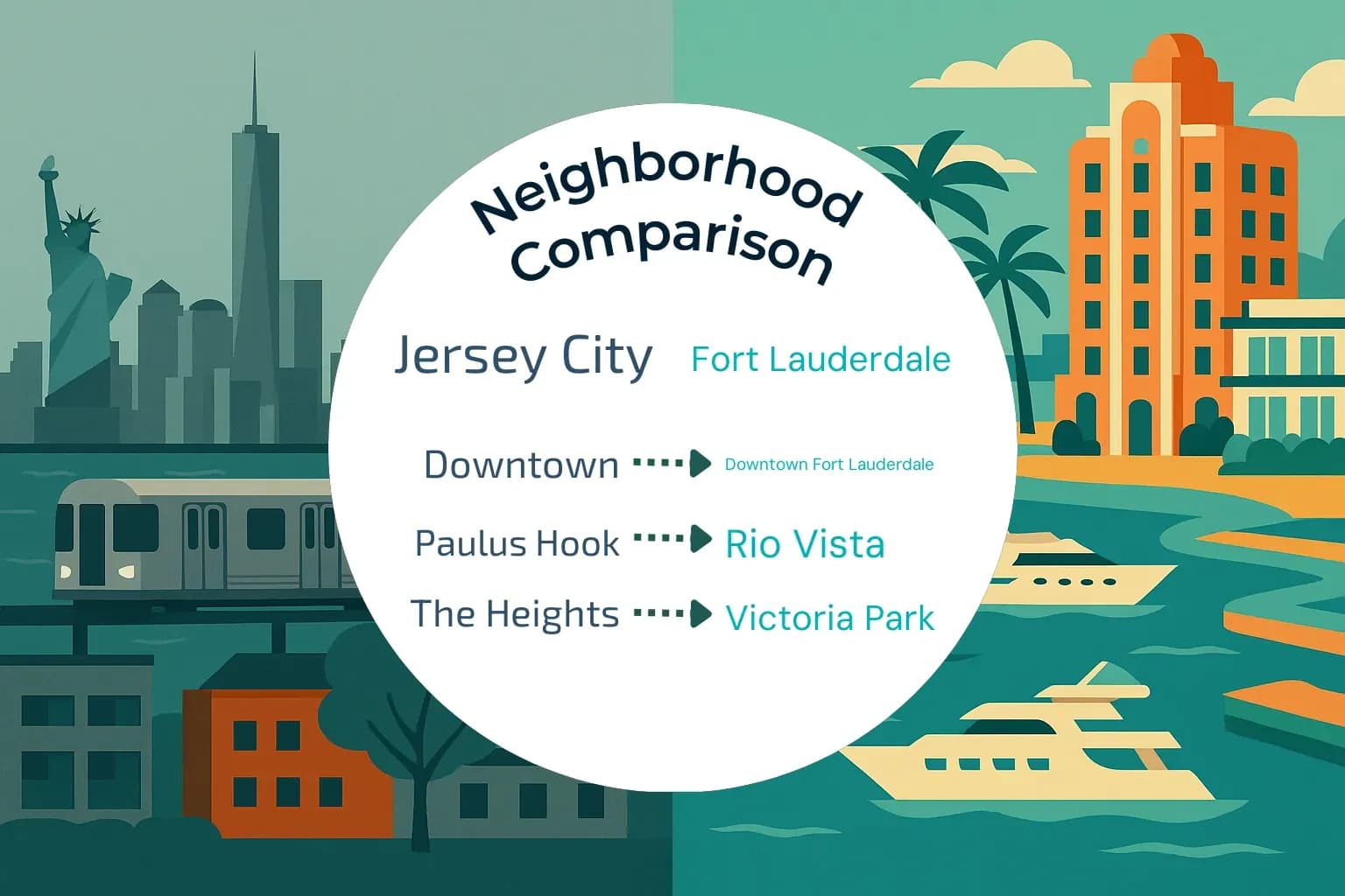 Jersey City vs Fort Lauderdale Neighborhood Comparison