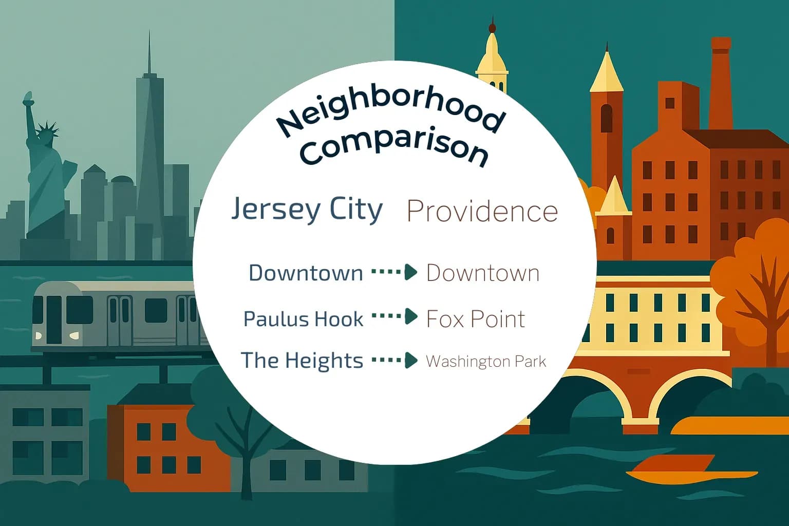 Jersey City vs Providence Neighborhood Comparison