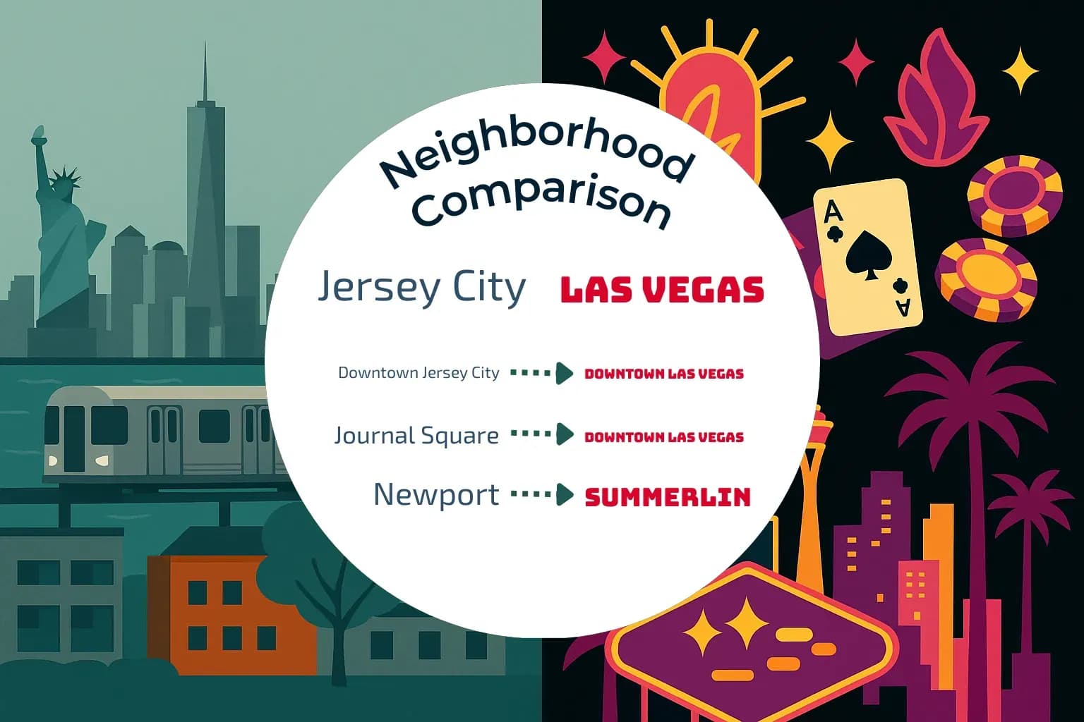 Jersey City vs Las Vegas Neighborhood Comparison