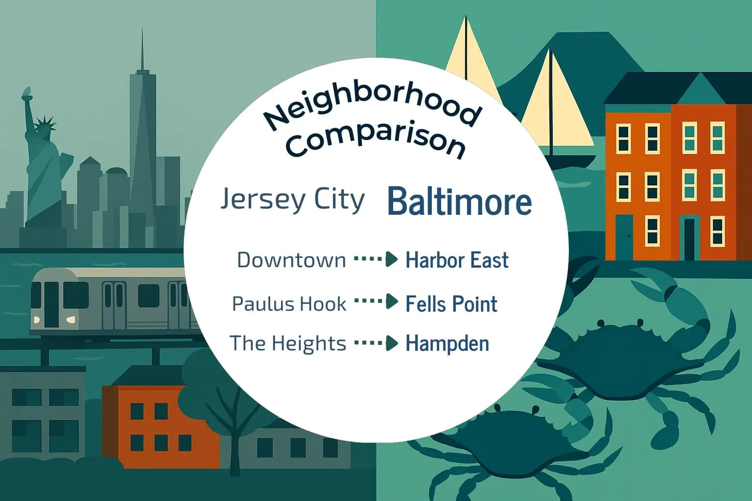 Jersey City vs Baltimore Neighborhood Comparison