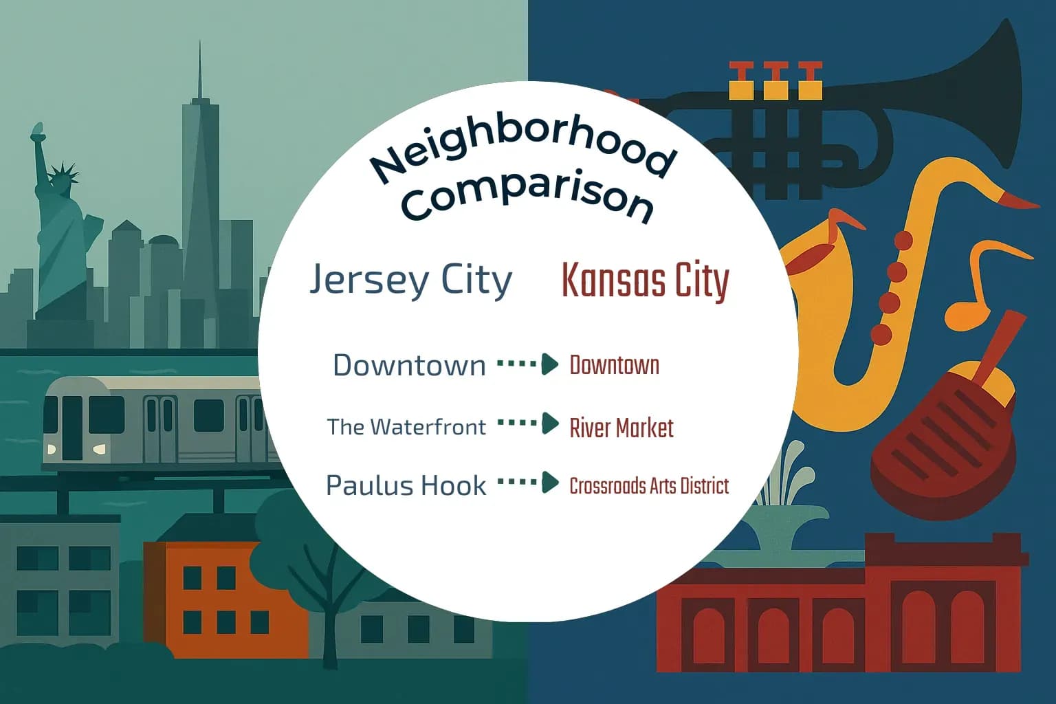 Jersey City vs Kansas City Neighborhood Comparison