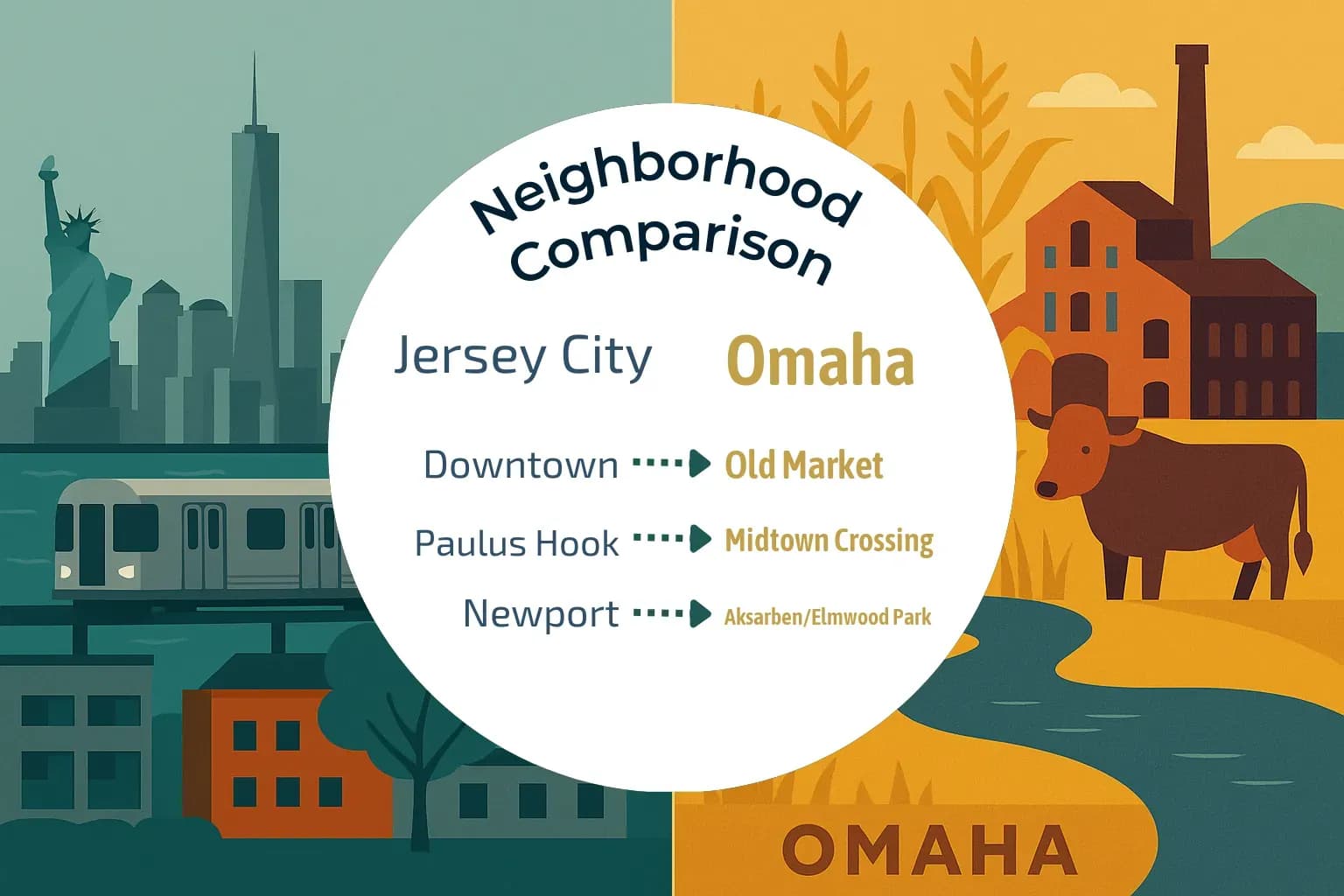 Jersey City vs Omaha Neighborhood Comparison