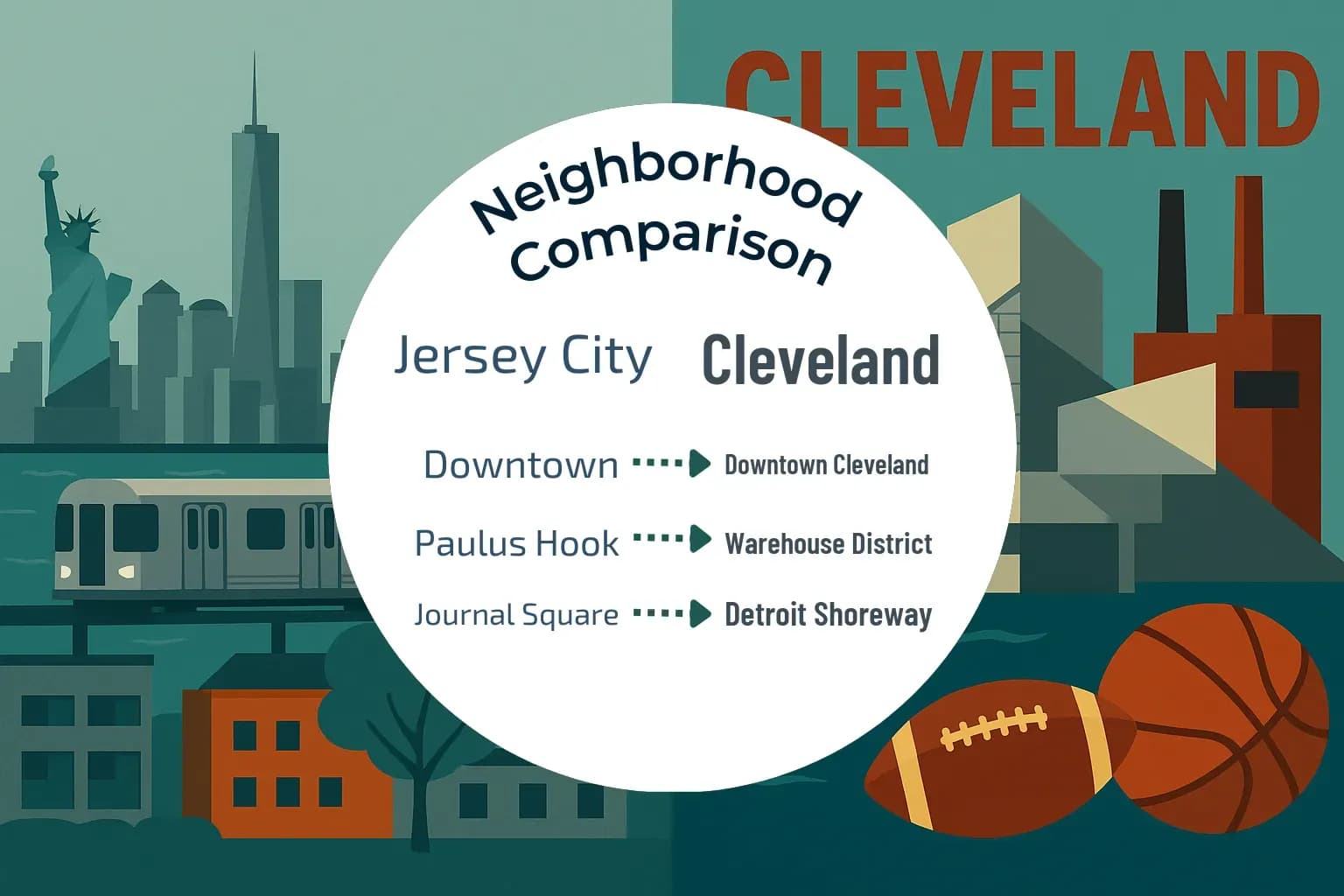 Jersey City vs Cleveland Neighborhood Comparison