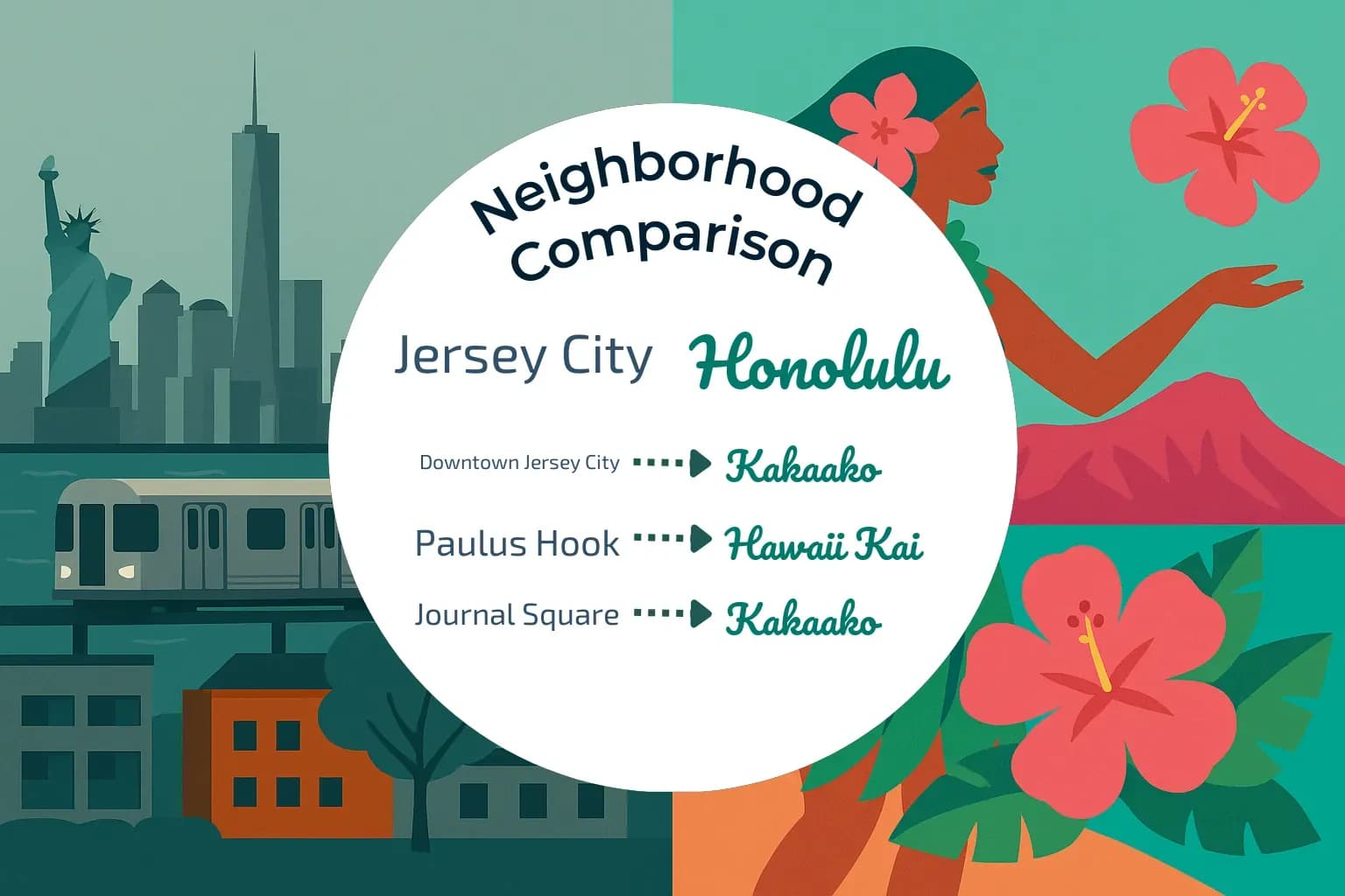 Jersey City vs Honolulu Neighborhood Comparison