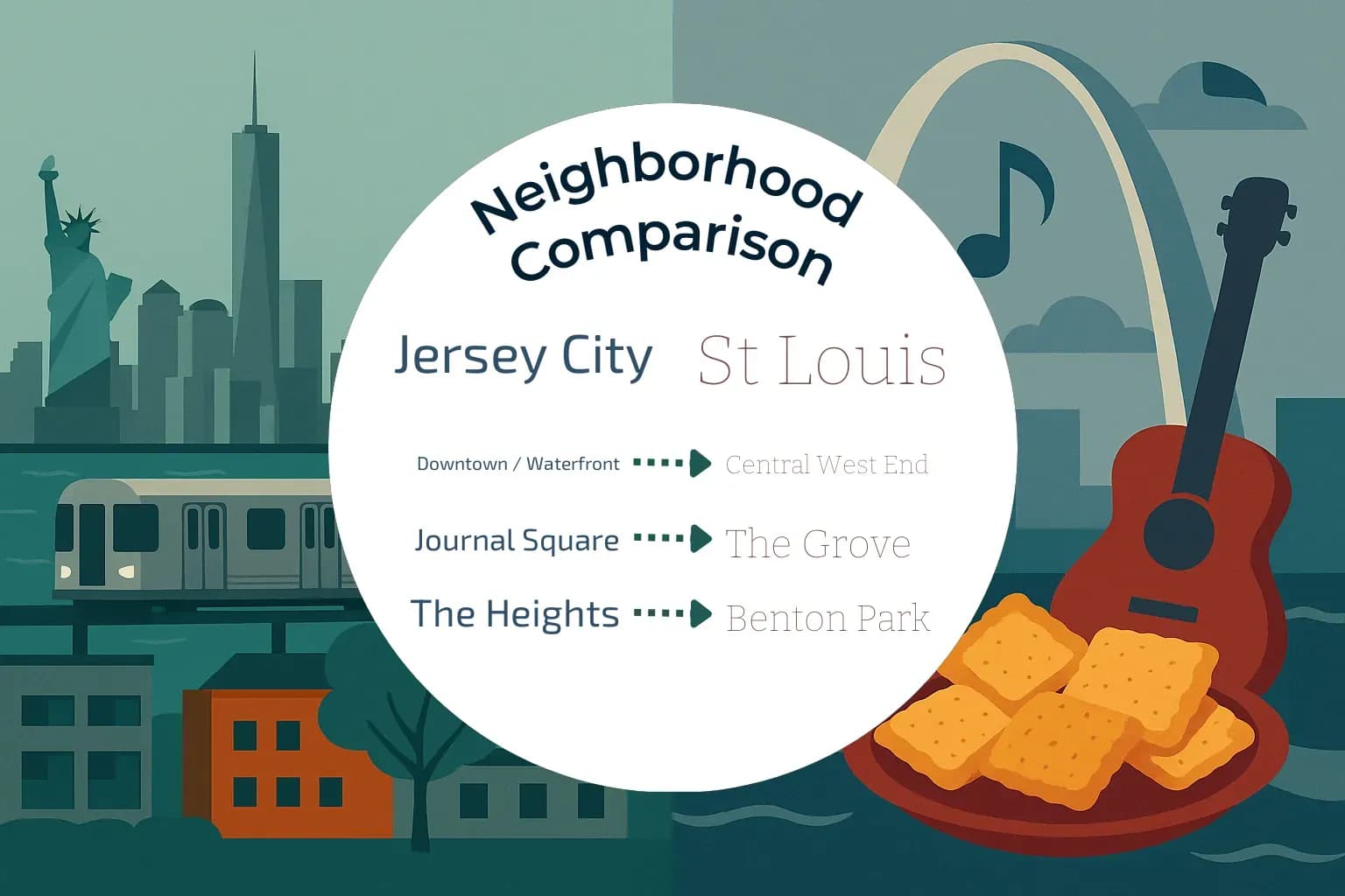 Jersey City vs St. Louis Neighborhood Comparison
