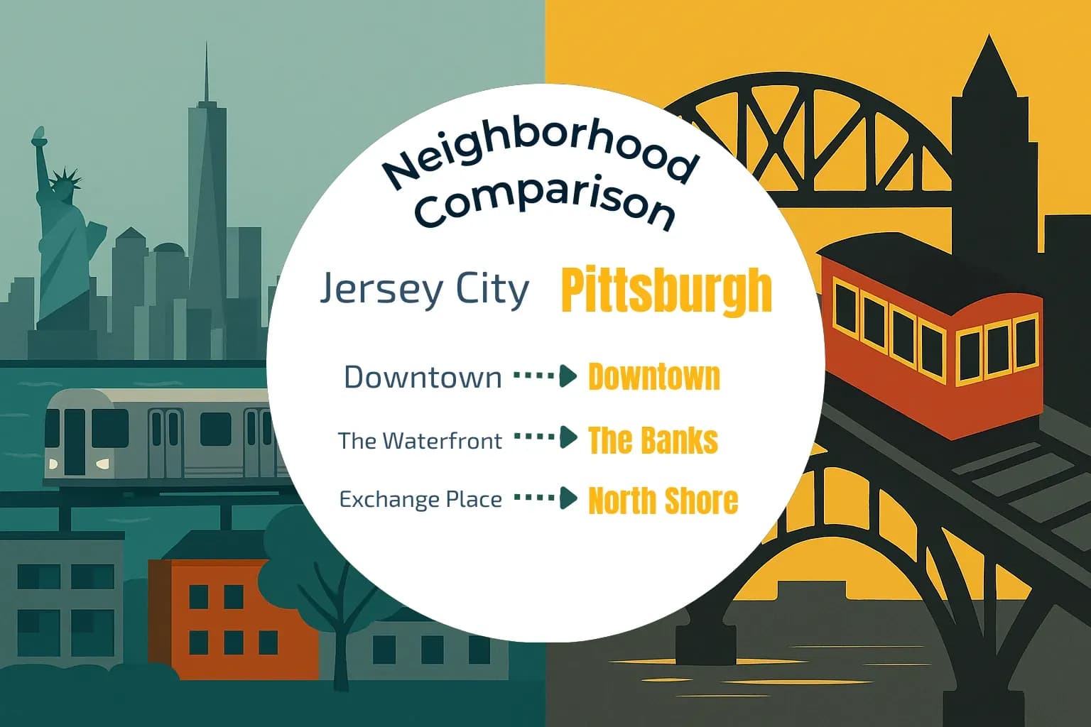 Jersey City vs Pittsburgh Neighborhood Comparison