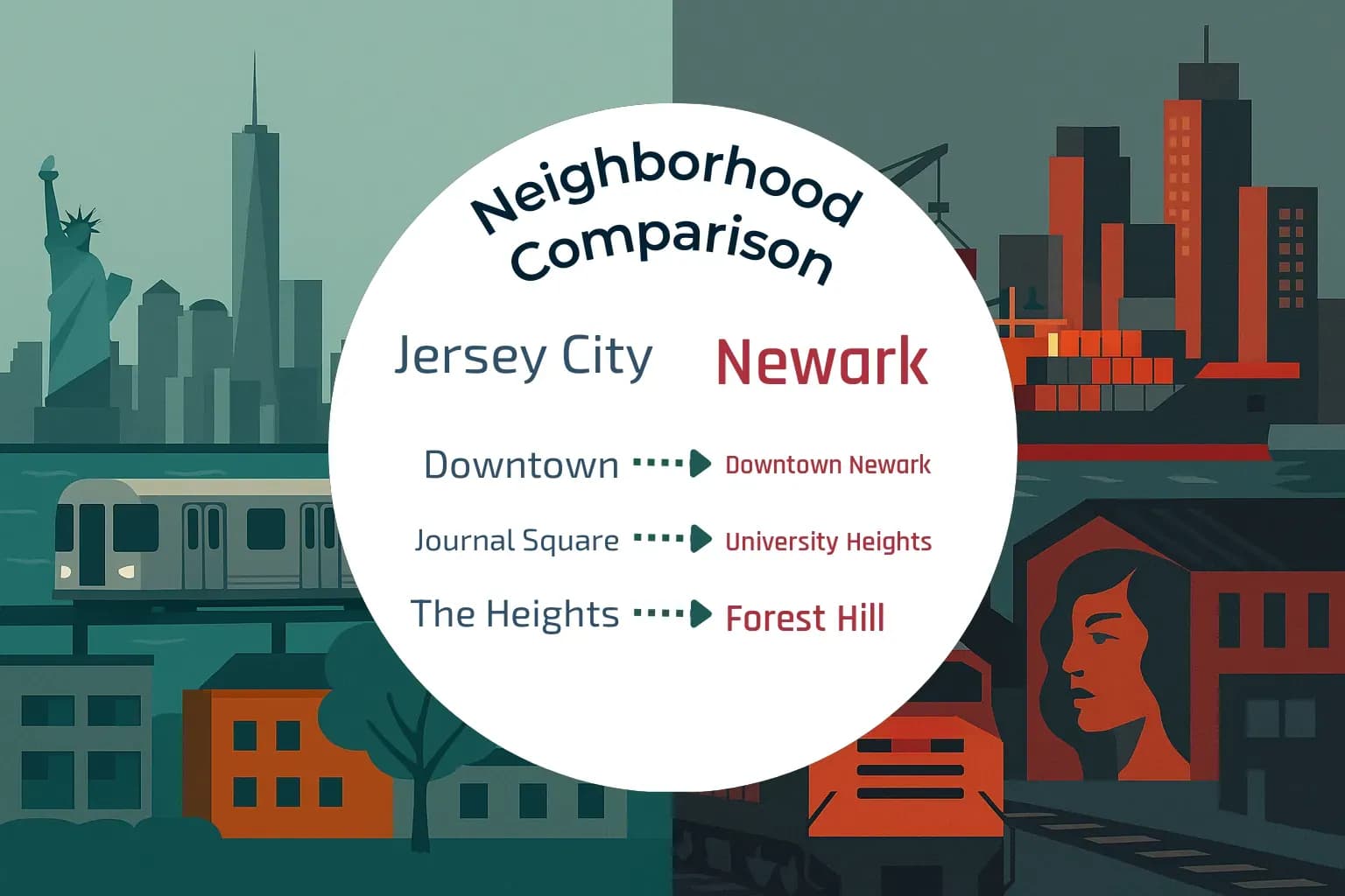 Jersey City vs Newark Neighborhood Comparison