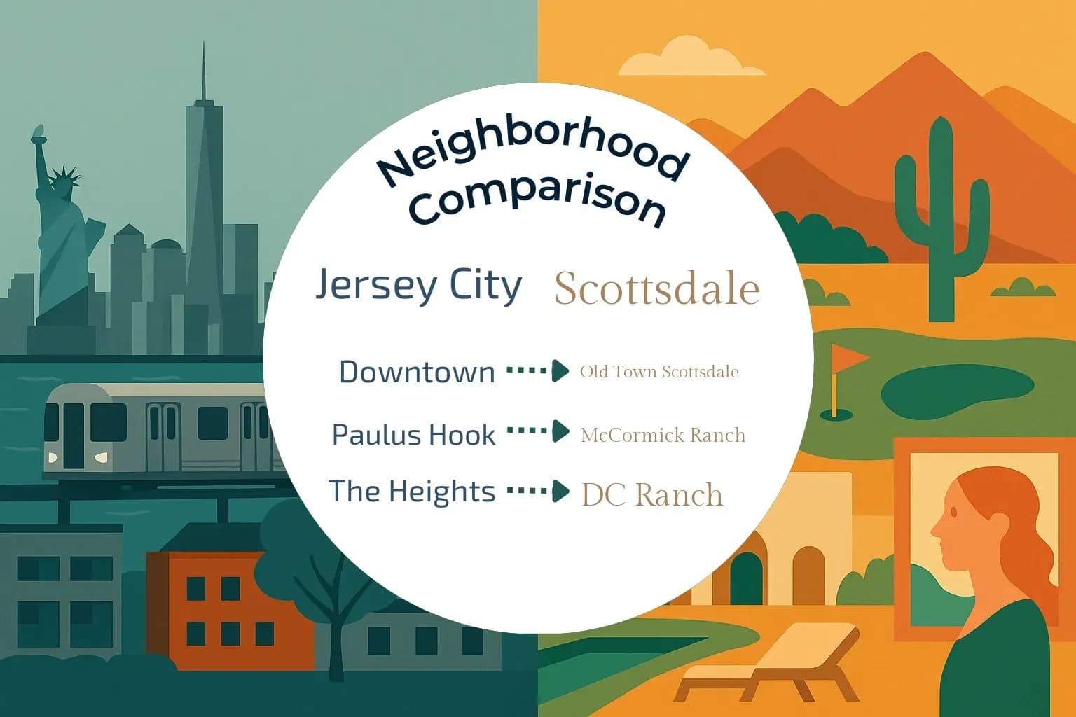 Jersey City vs Scottsdale Neighborhood Comparison
