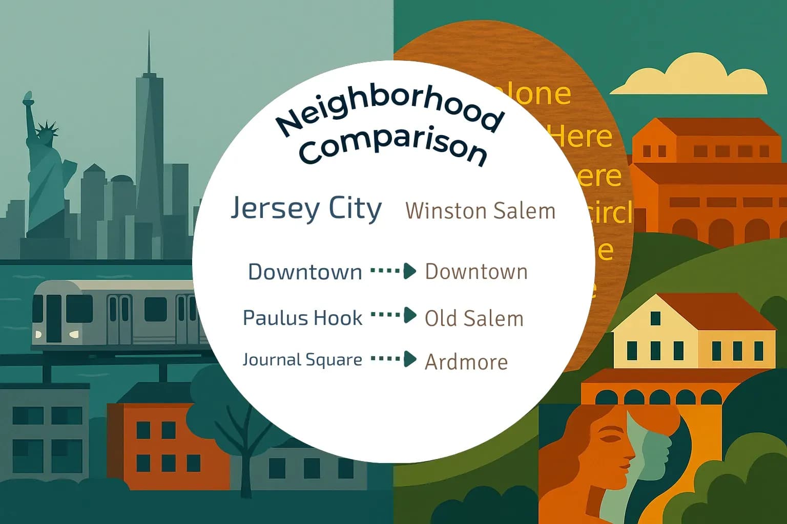 Jersey City vs Winston Salem Neighborhood Comparison