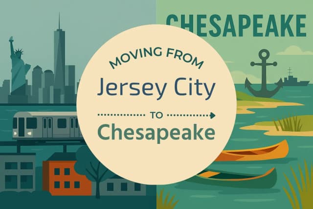 Moving from Jersey City to Chesapeake