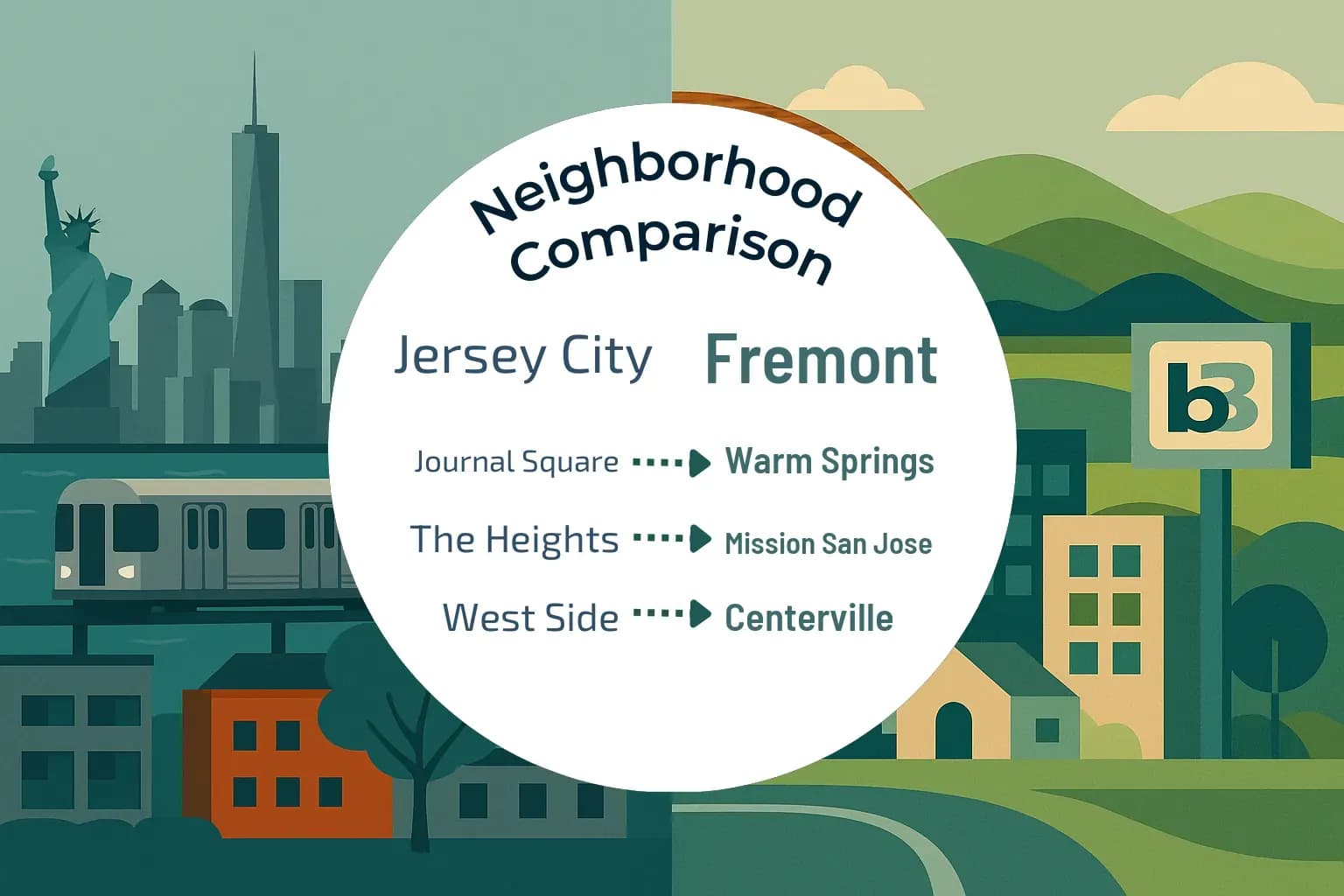 Jersey City vs Fremont Neighborhood Comparison