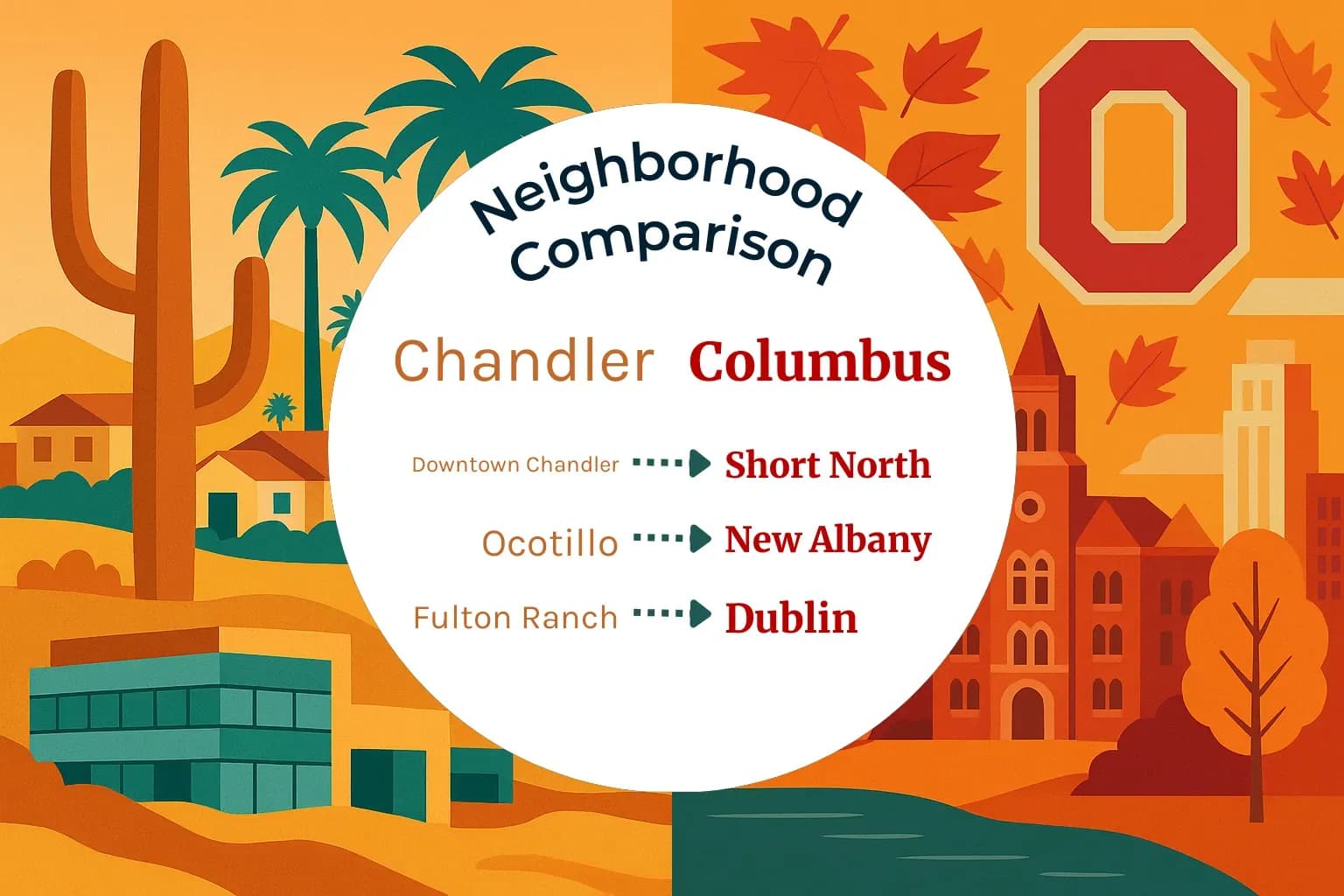 Chandler vs Columbus Neighborhood Comparison