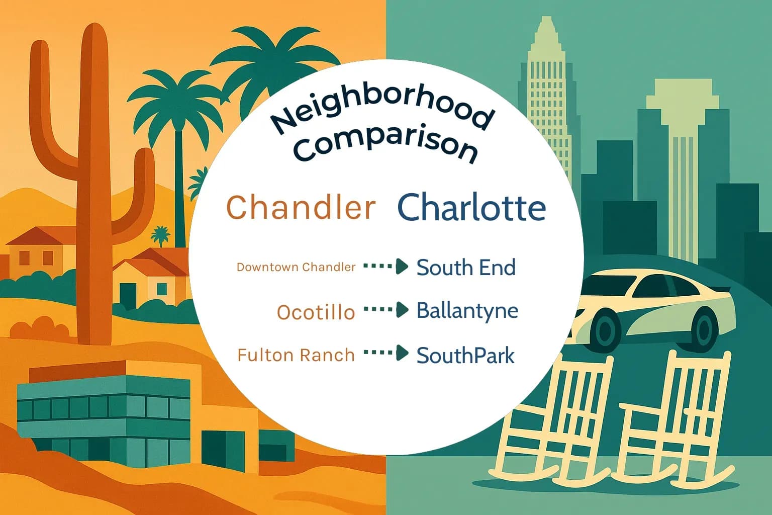 Chandler vs Charlotte Neighborhood Comparison