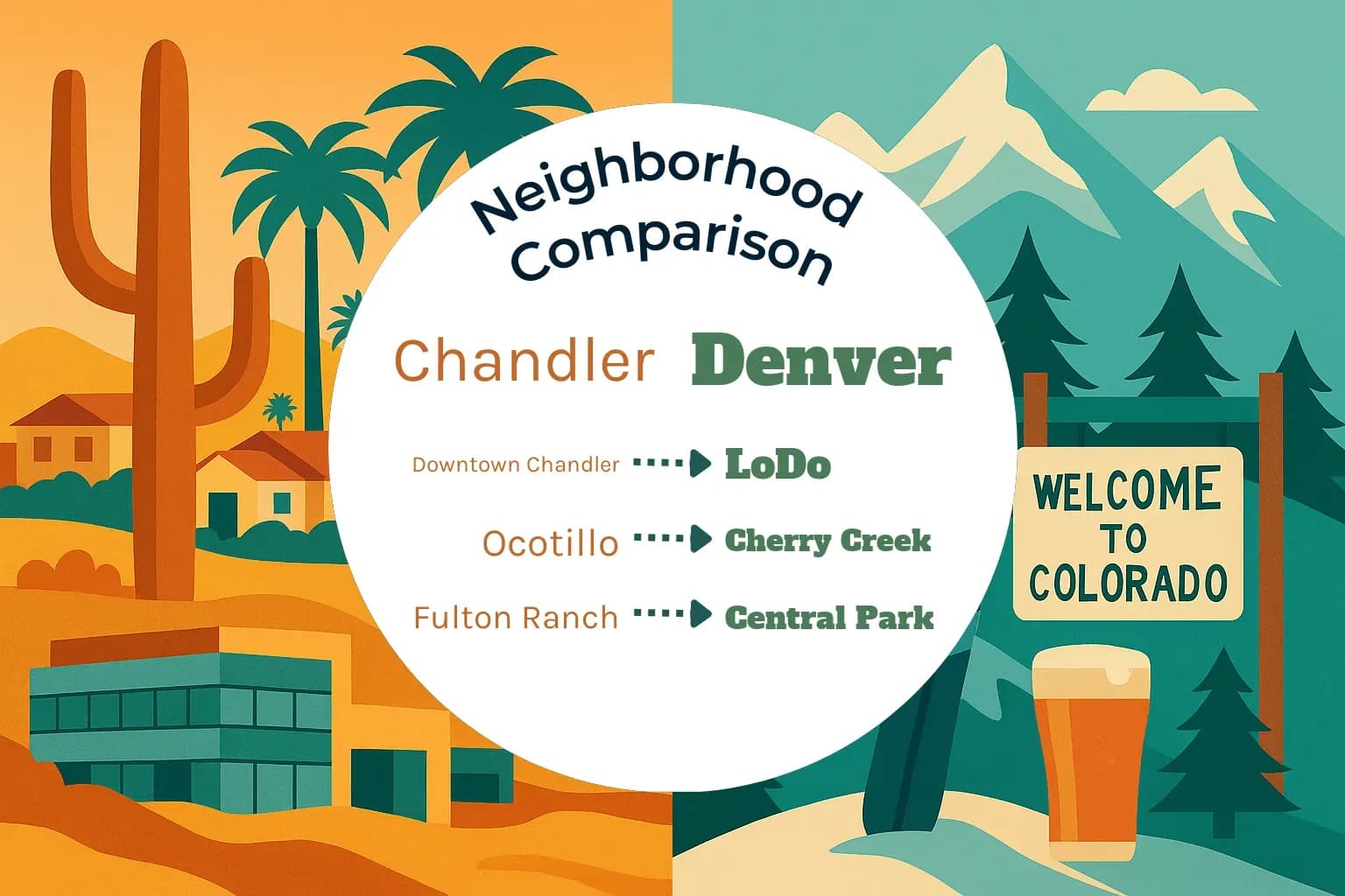 Chandler vs Denver Neighborhood Comparison