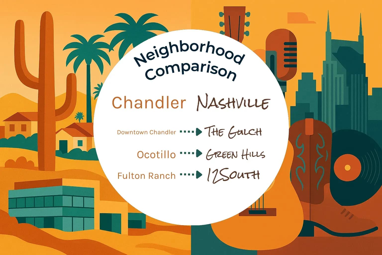 Chandler vs Nashville Neighborhood Comparison