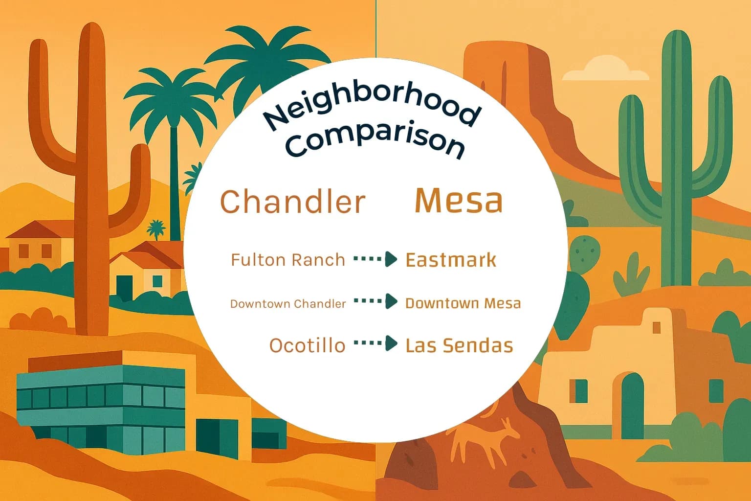 Chandler vs Mesa Neighborhood Comparison