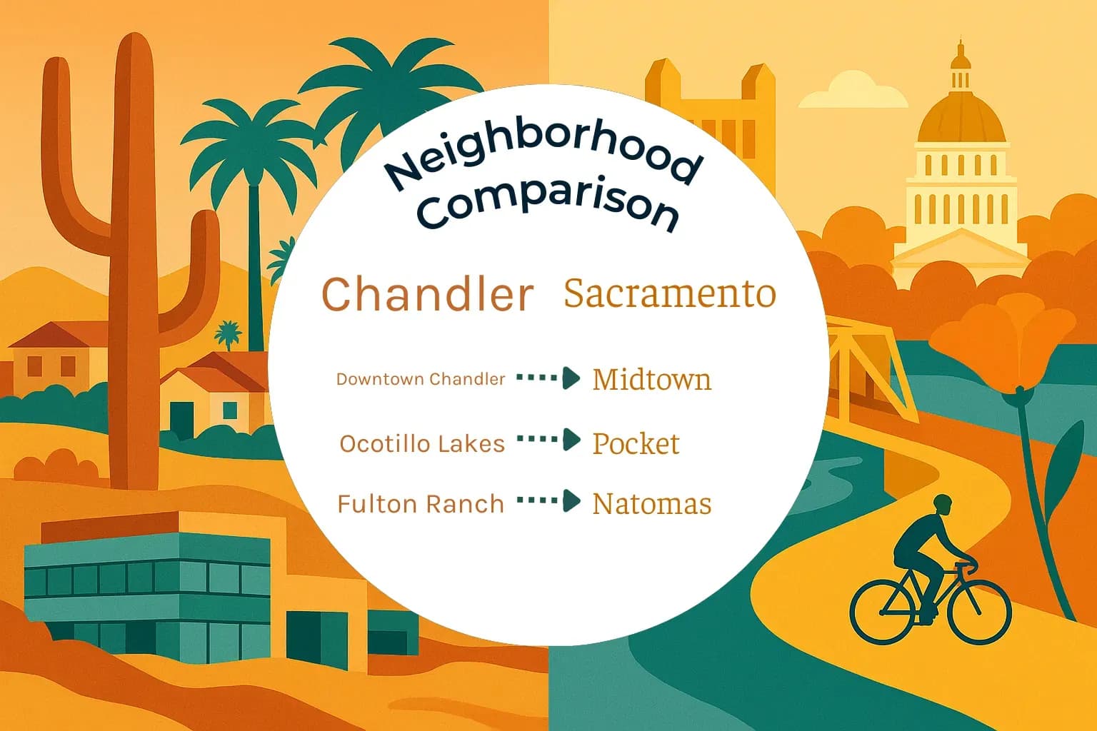Chandler vs Sacramento Neighborhood Comparison