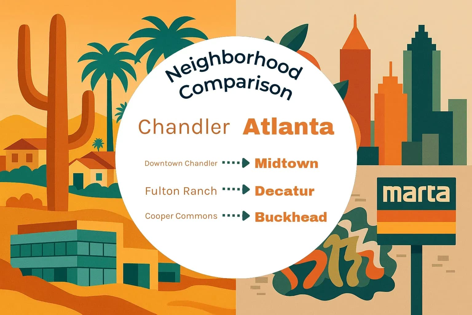 Chandler vs Atlanta Neighborhood Comparison