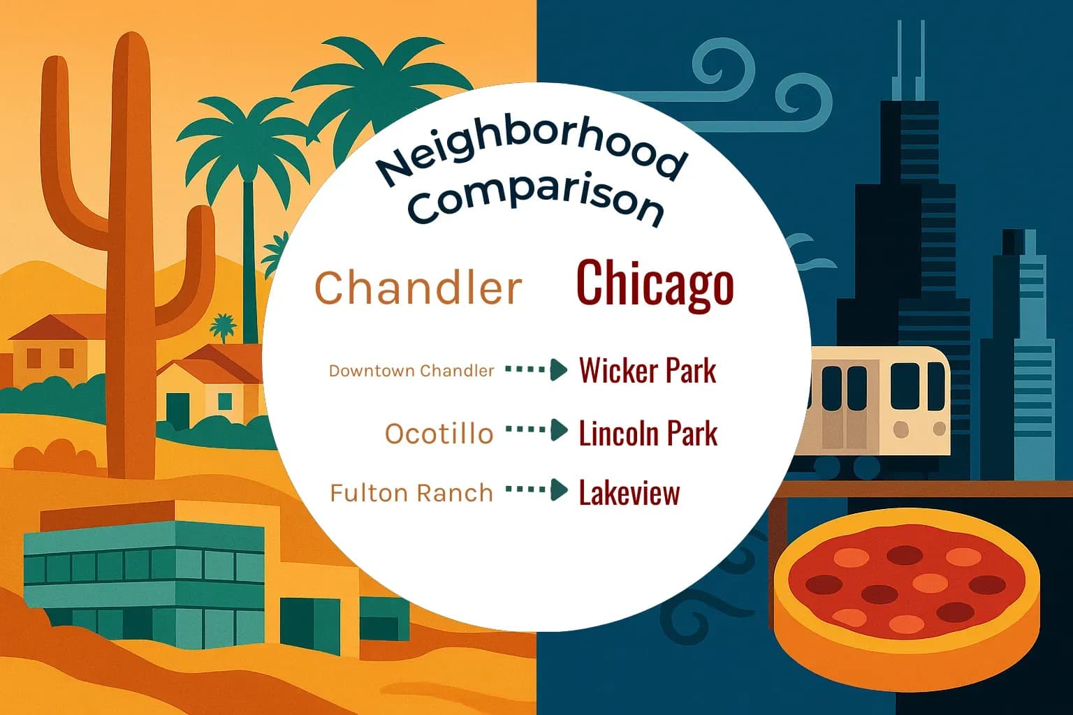Chandler vs Chicago Neighborhood Comparison