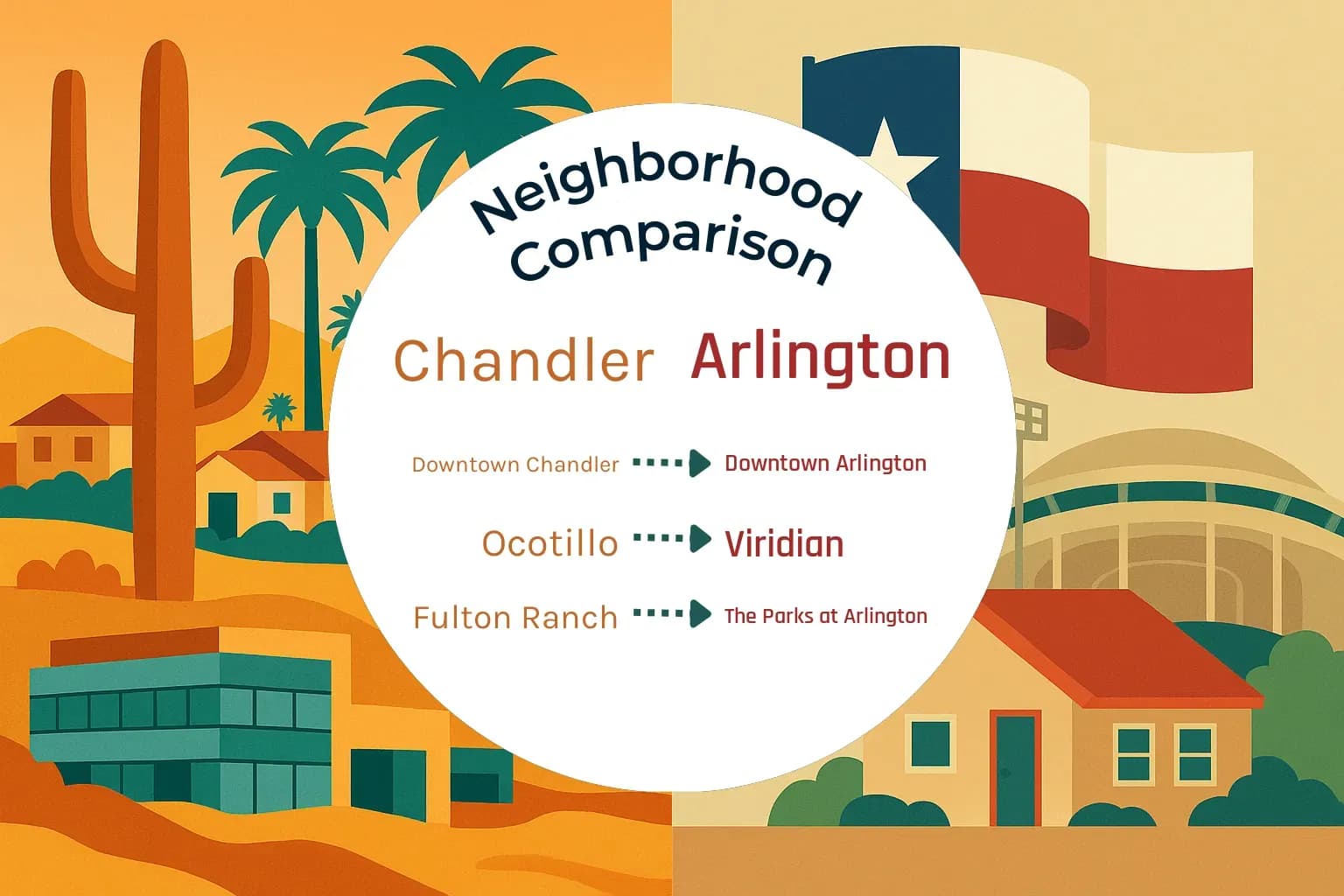 Chandler vs Arlington Neighborhood Comparison