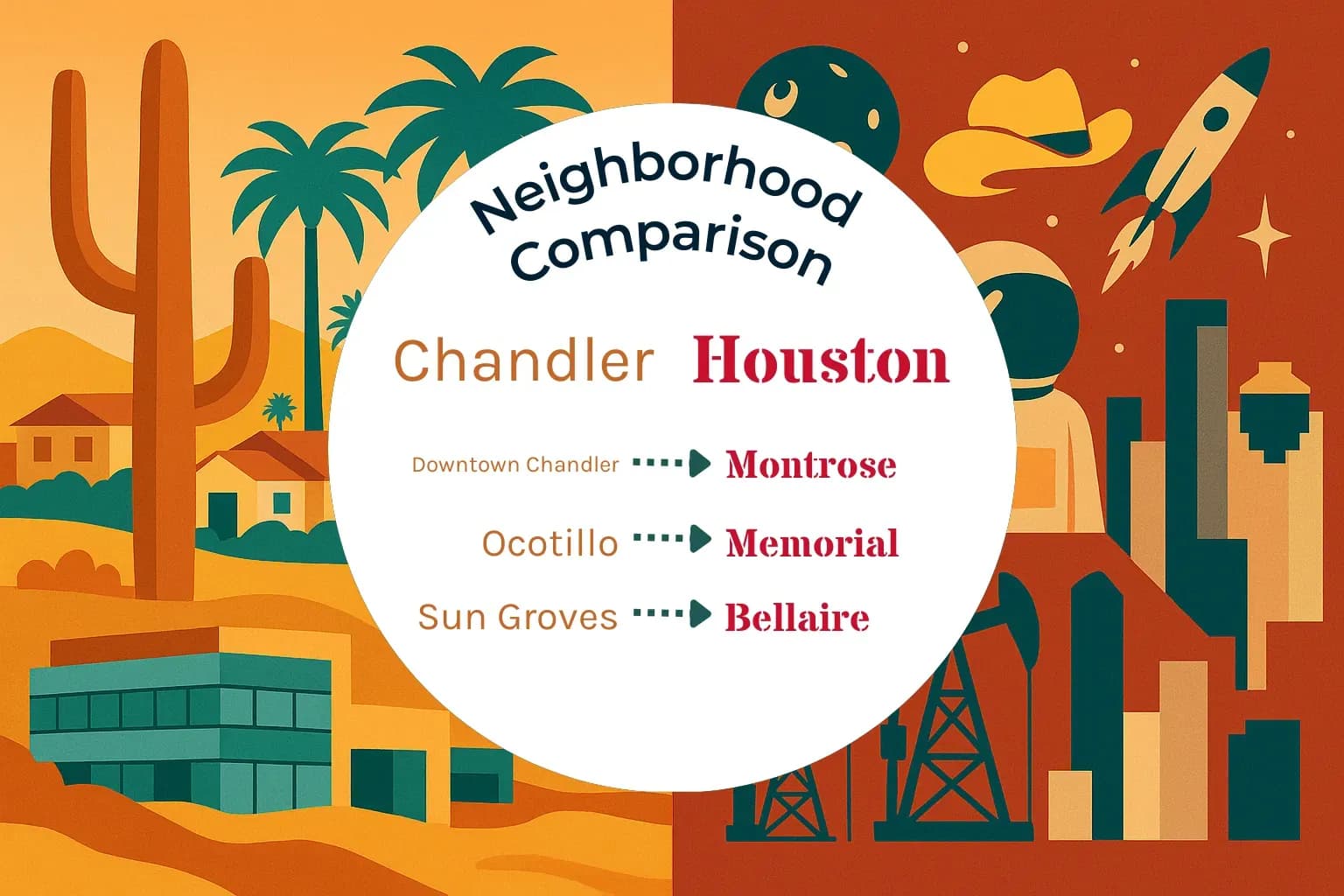 Chandler vs Houston Neighborhood Comparison