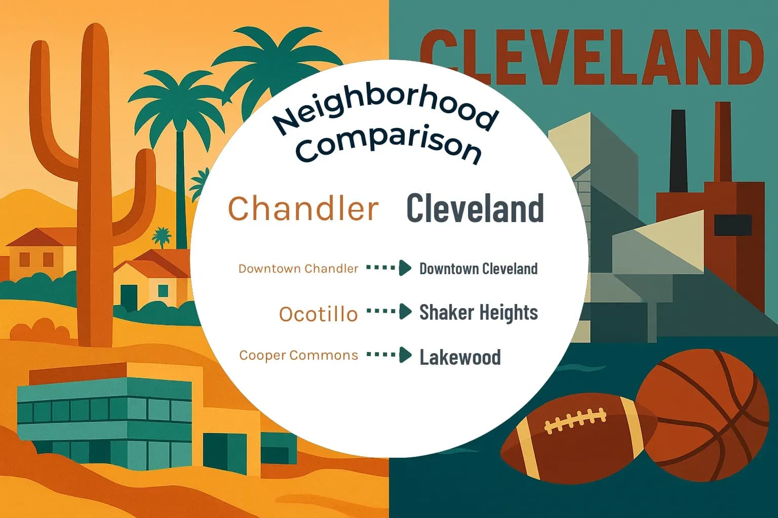 Chandler vs Cleveland Neighborhood Comparison