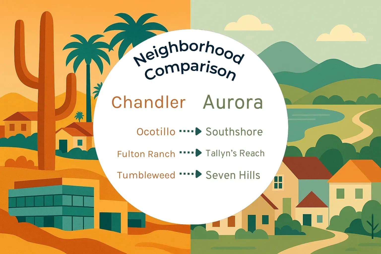 Chandler vs Aurora Neighborhood Comparison
