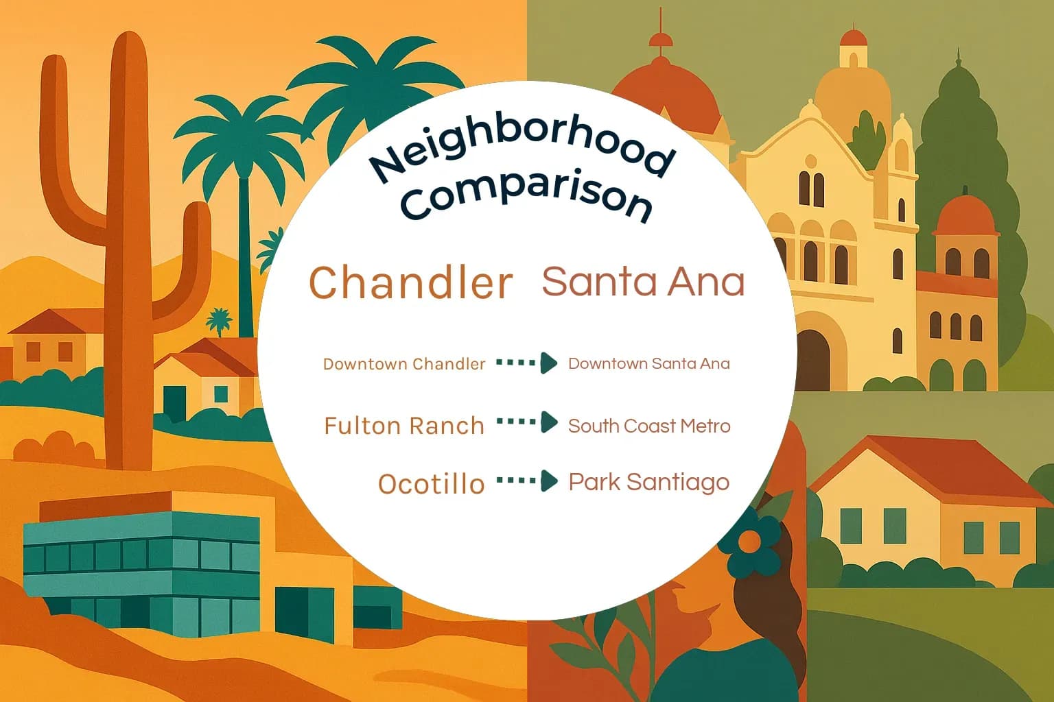Chandler vs Santa Ana Neighborhood Comparison