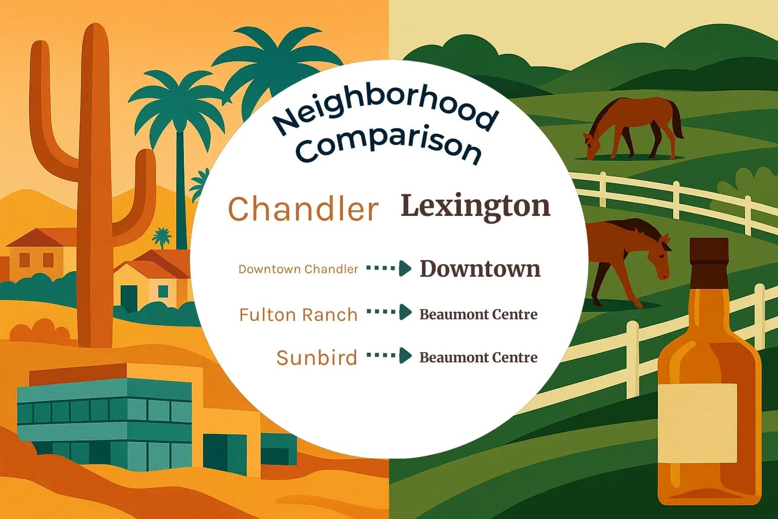 Chandler vs Lexington Neighborhood Comparison