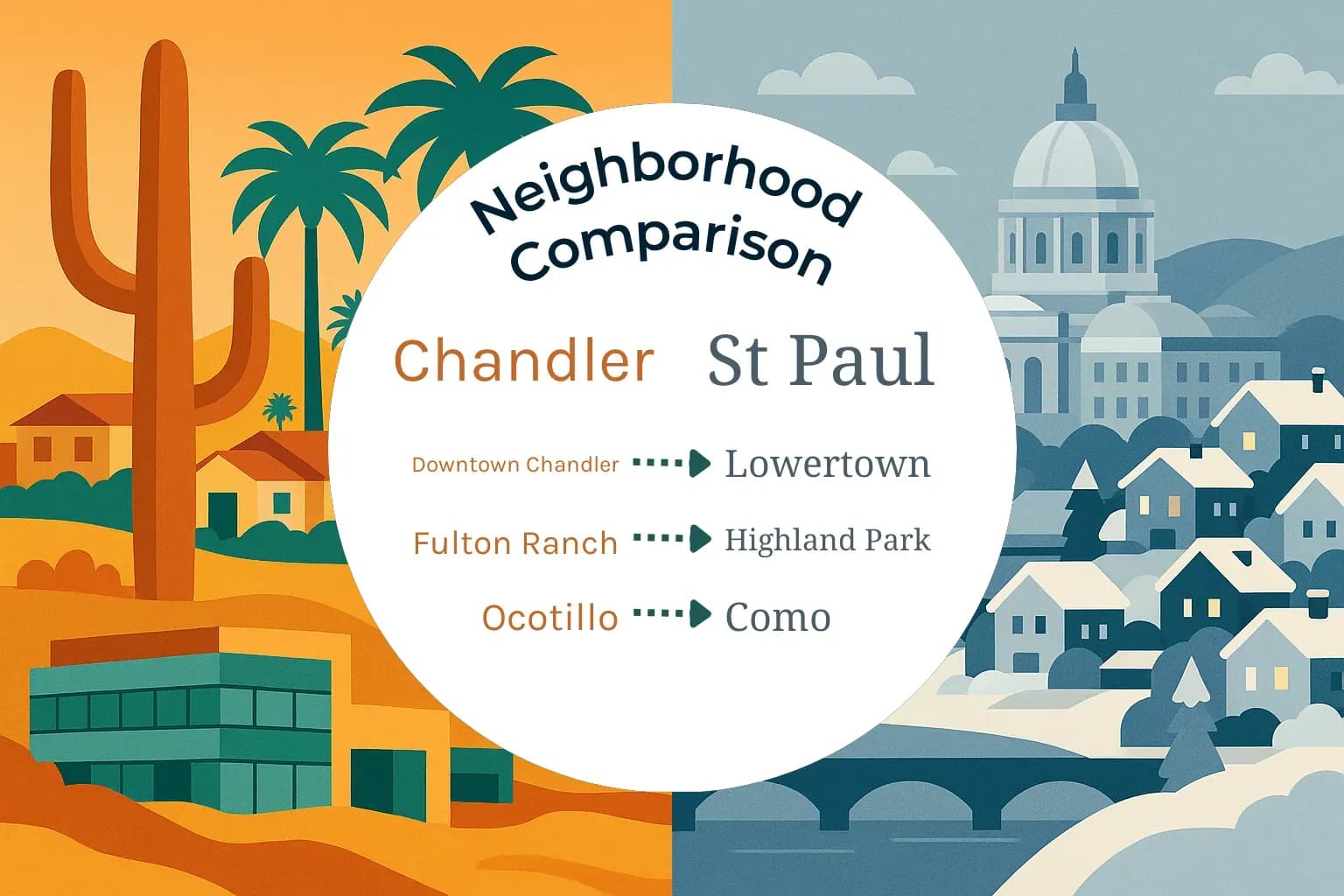 Chandler vs St. Paul Neighborhood Comparison