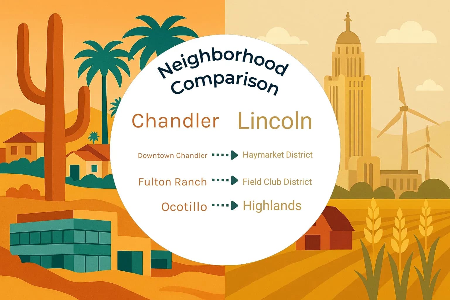 Chandler vs Lincoln Neighborhood Comparison