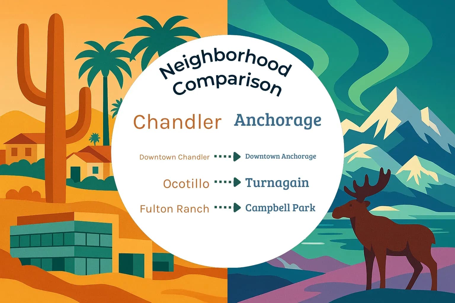 Chandler vs Anchorage Neighborhood Comparison