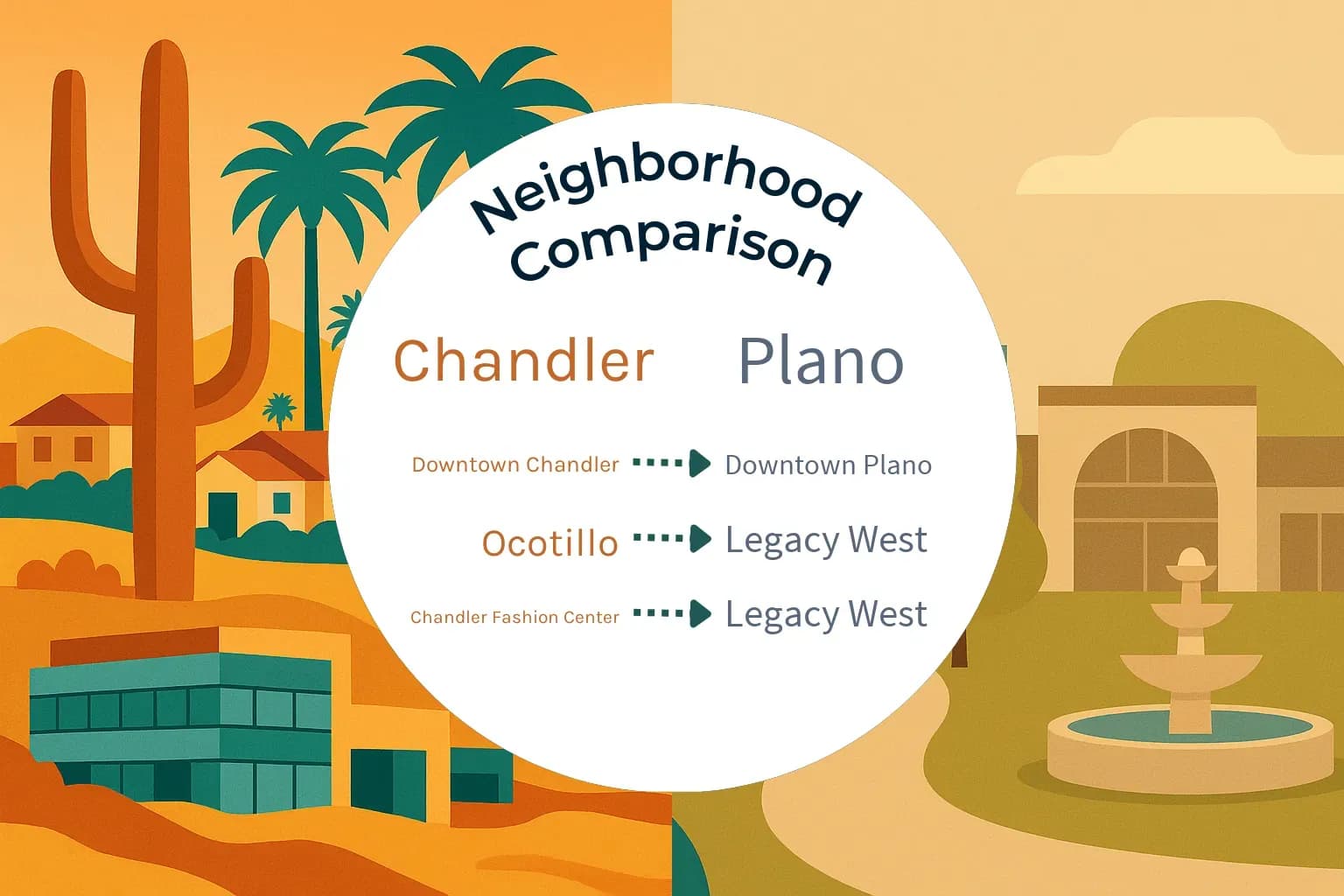 Chandler vs Plano Neighborhood Comparison