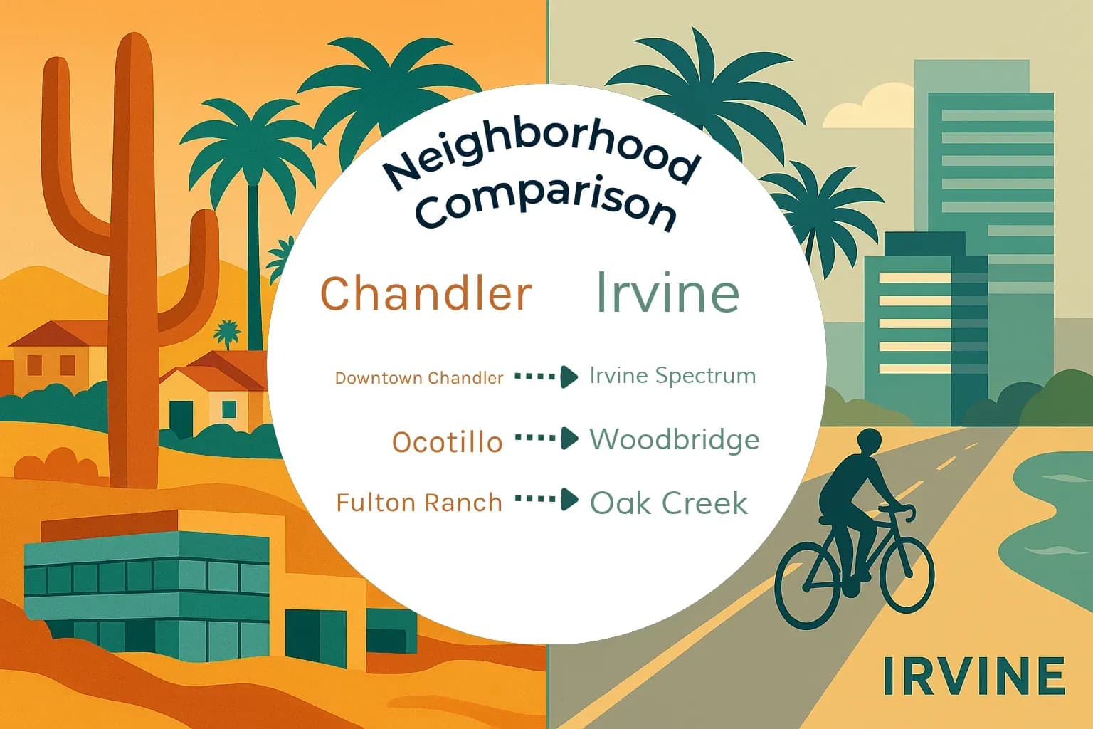 Chandler vs Irvine Neighborhood Comparison