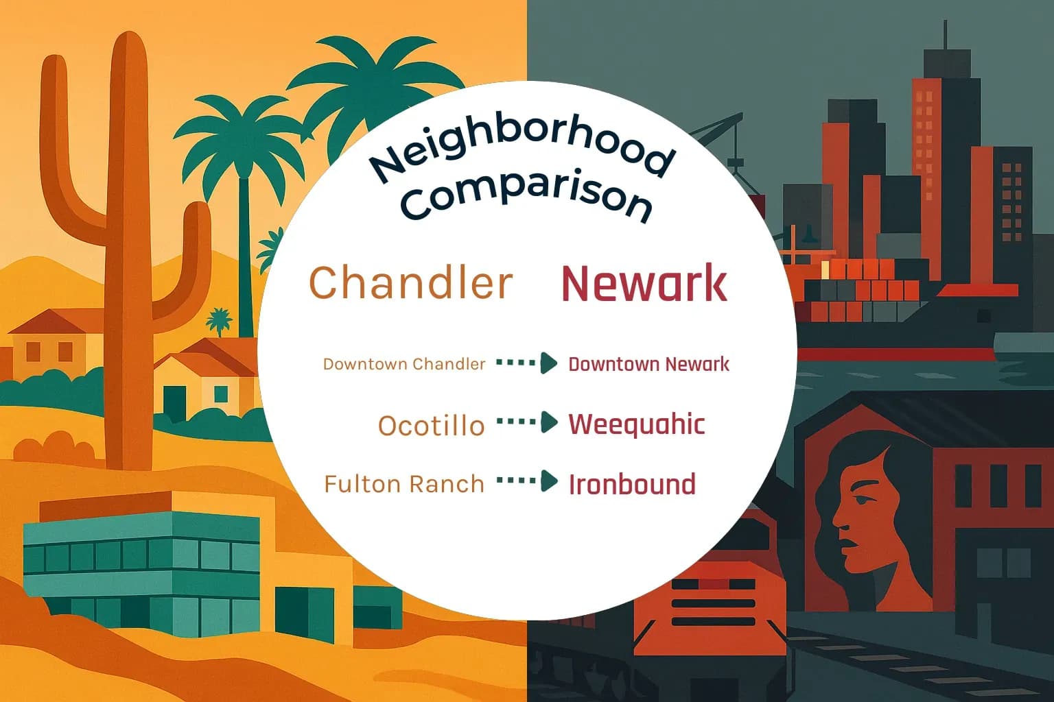 Chandler vs Newark Neighborhood Comparison