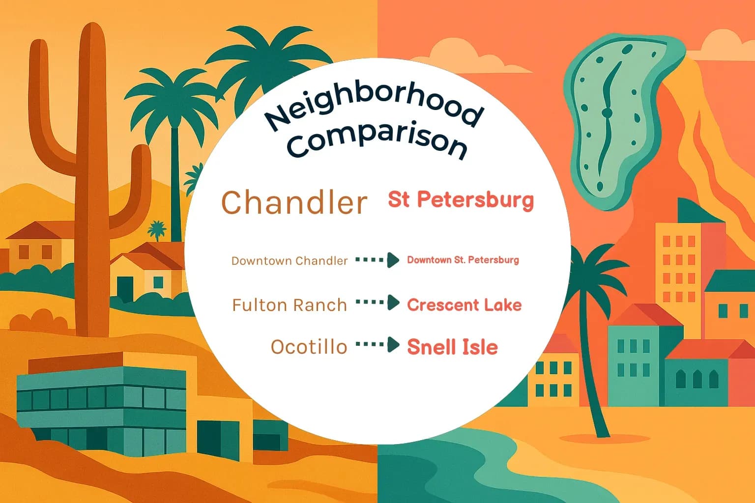 Chandler vs St. Petersburg Neighborhood Comparison