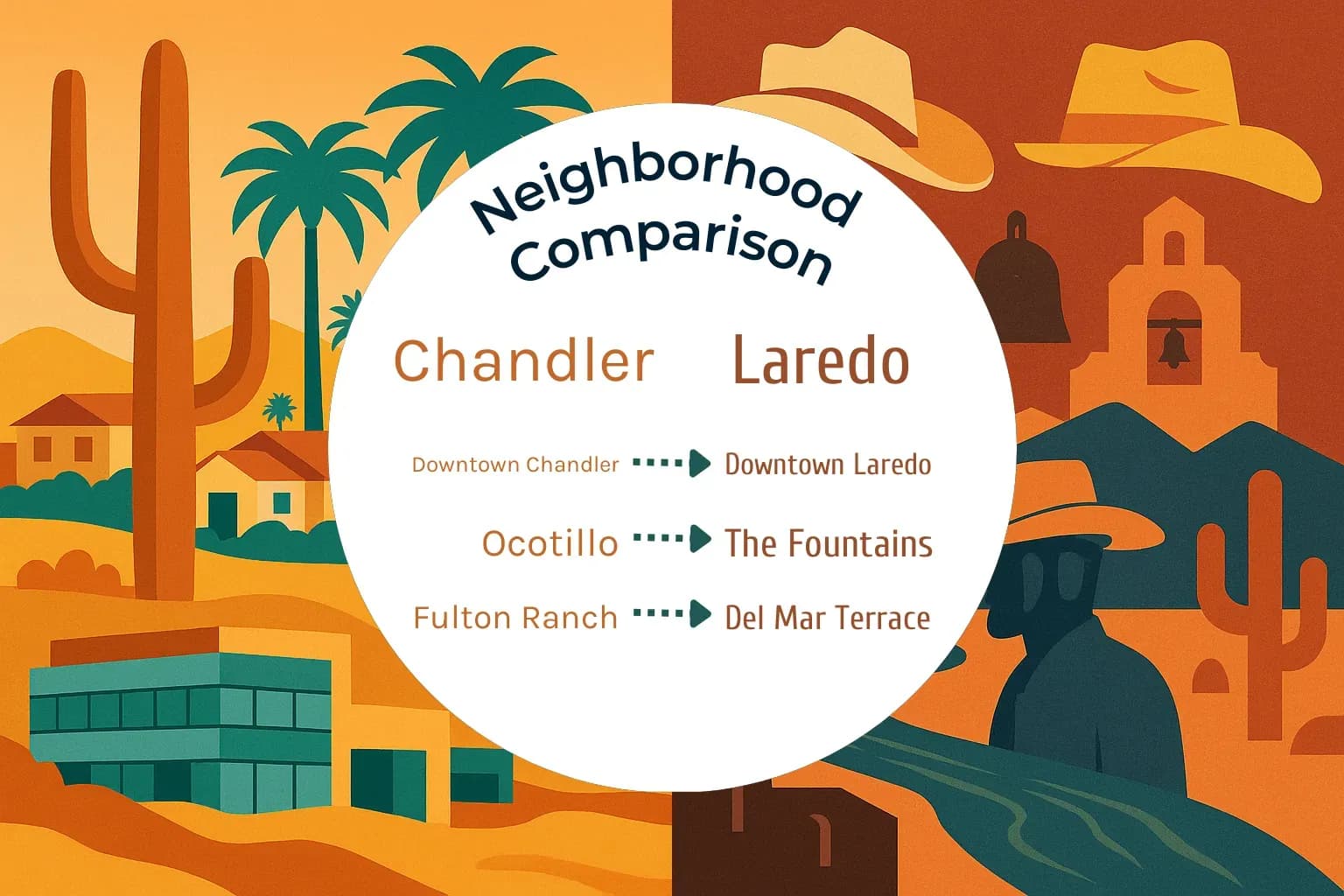 Chandler vs Laredo Neighborhood Comparison