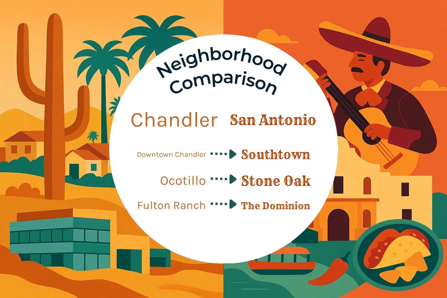Chandler vs San Antonio Neighborhood Comparison