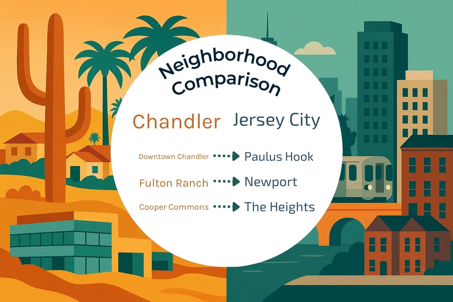 Chandler vs Jersey City Neighborhood Comparison