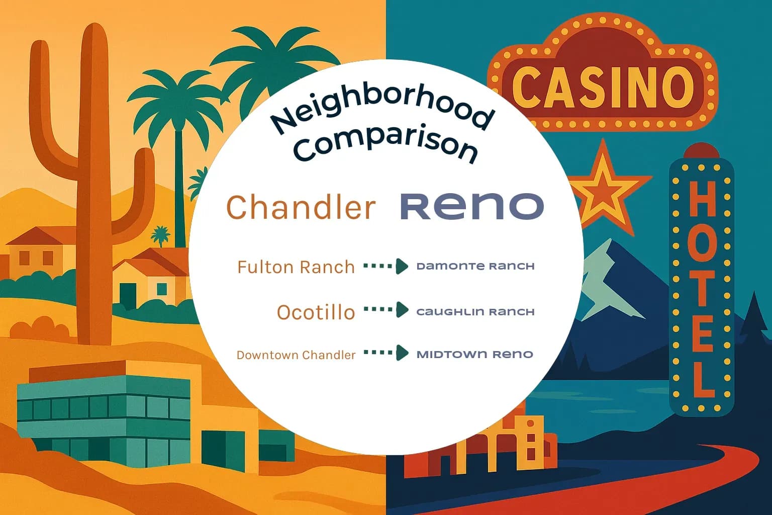 Chandler vs Reno Neighborhood Comparison