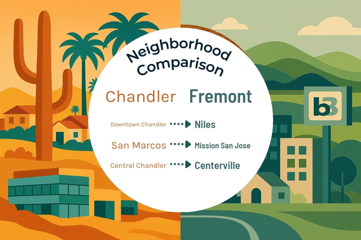 Chandler vs Fremont Neighborhood Comparison