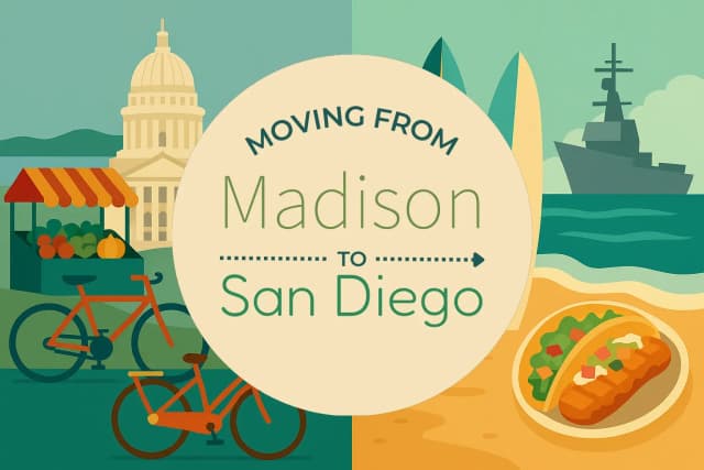 Moving from Madison to San Diego