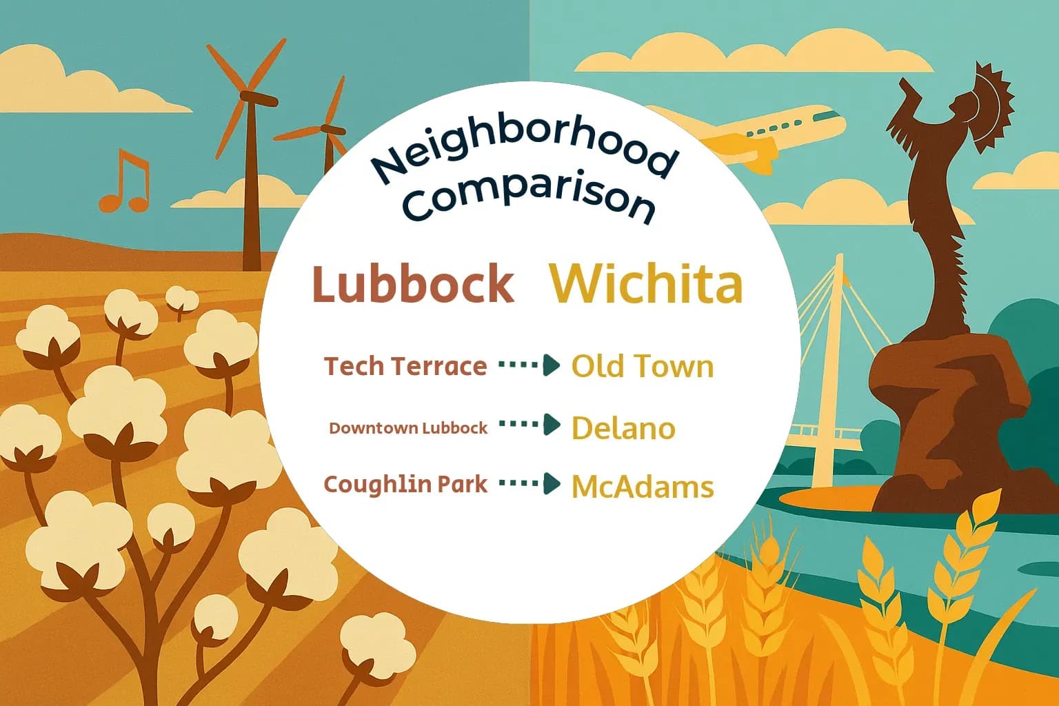 Lubbock vs Wichita Neighborhood Comparison