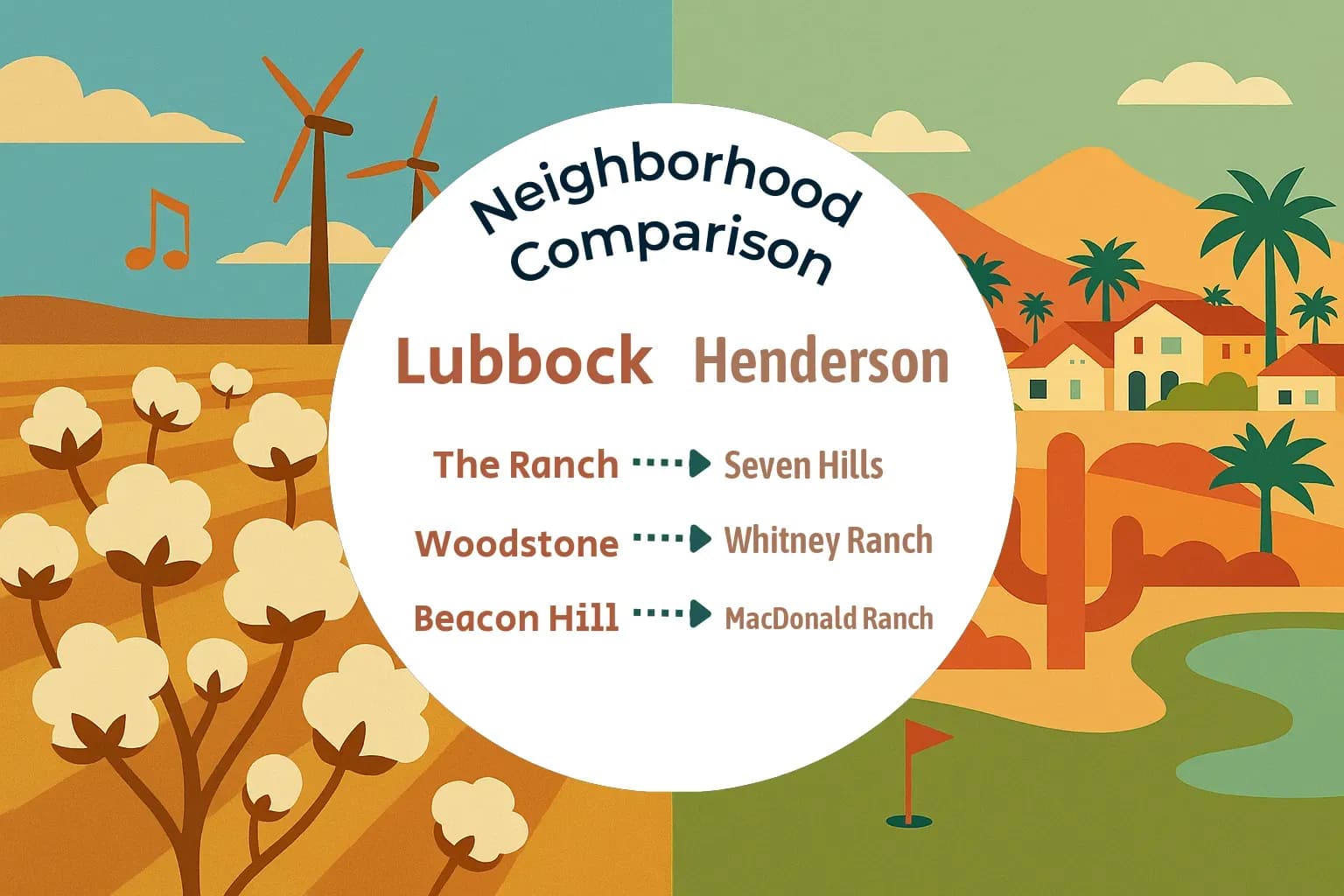 Lubbock vs Henderson Neighborhood Comparison