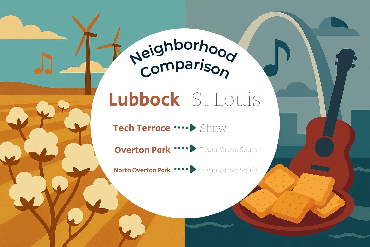 Lubbock vs St. Louis Neighborhood Comparison