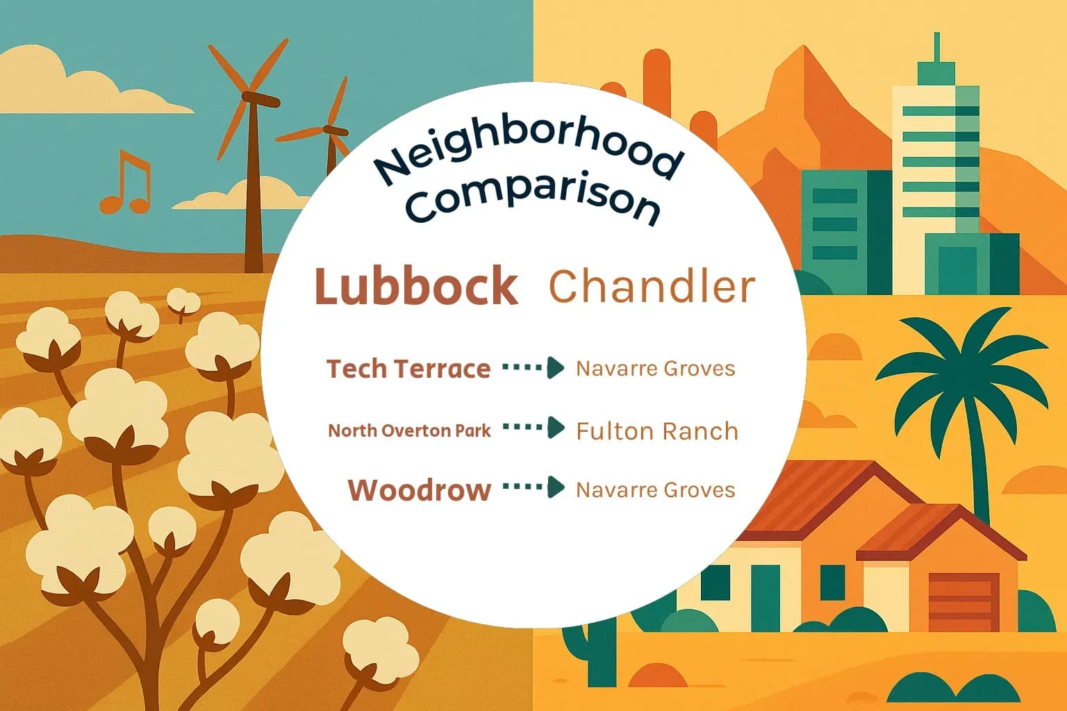 Lubbock vs Chandler Neighborhood Comparison